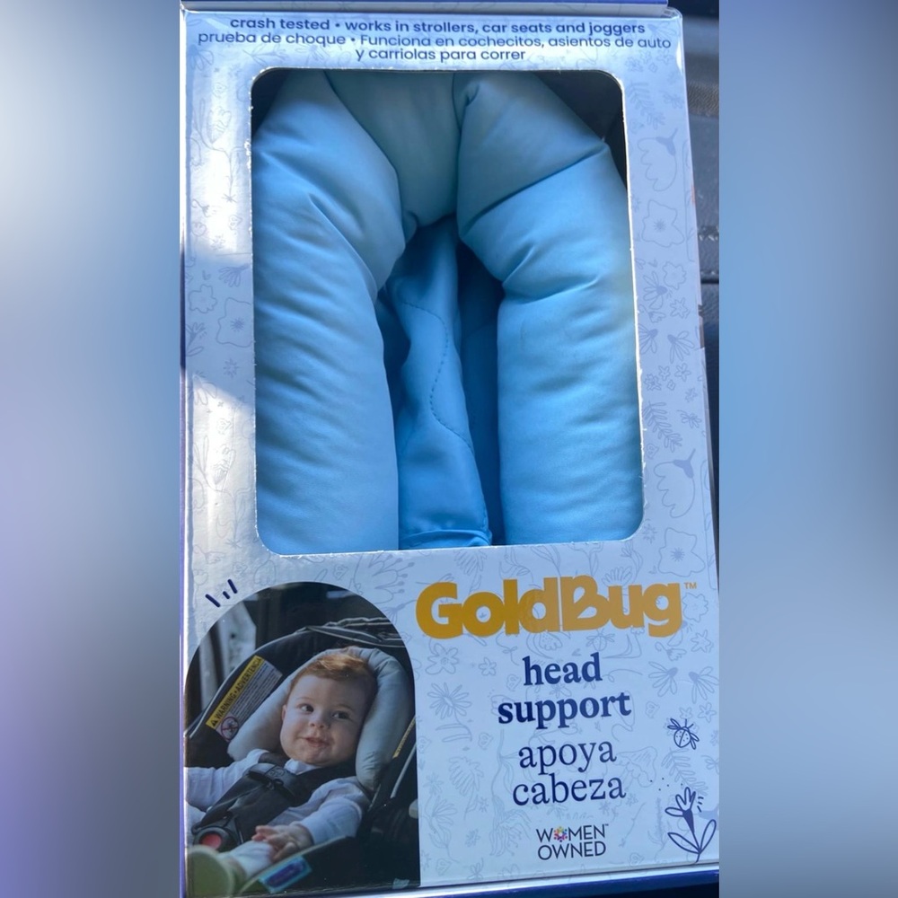 GoldBug Blue Head Support